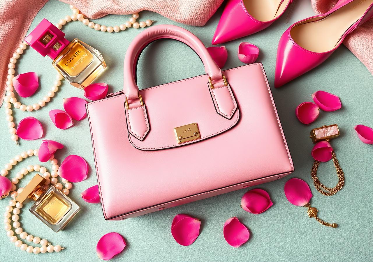 Pink everything. You know the queen.