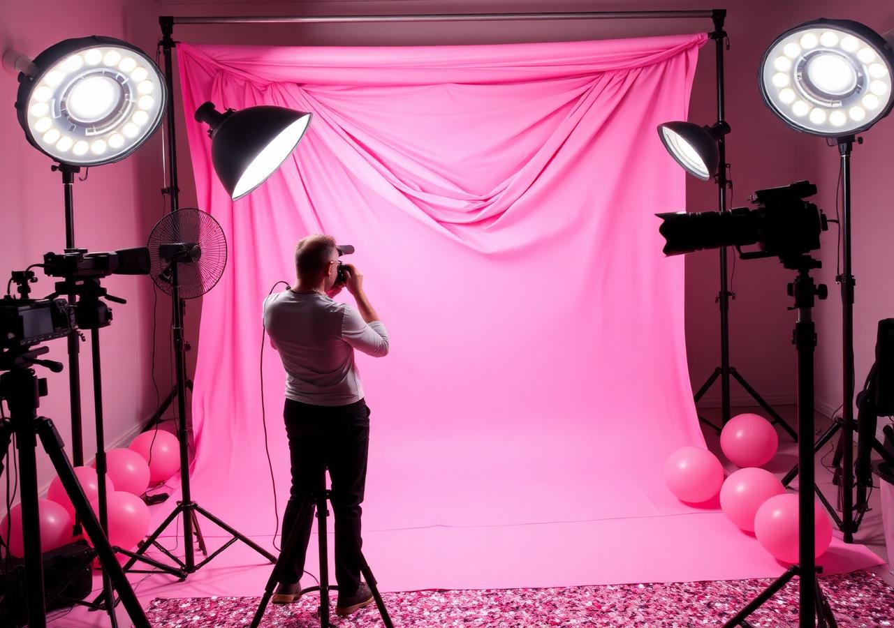 Behind the scenes of look #1